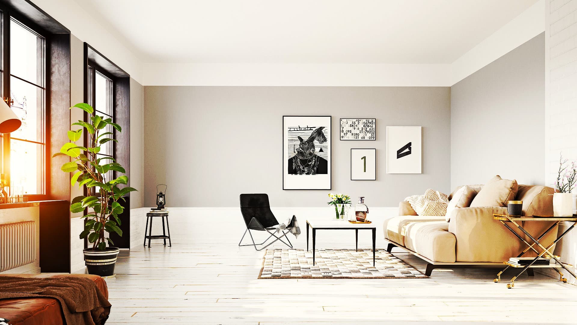 a living room